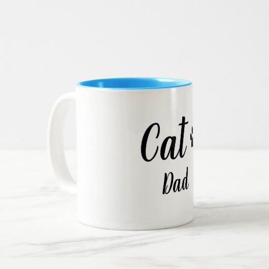 CHIC MOK_ CAT DAD TWEEKLEURIGE KOFFIEMOK (Voorkant links)