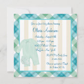 Chic Mom Etnisch Baby shower Kaart (Achterkant)