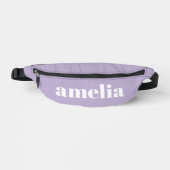 Chic Monogram Lavender Purple Heuptasje (Voorkant)