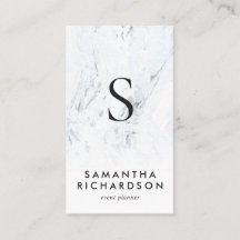 Chic Monogram Marble