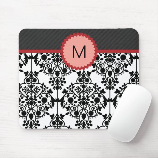 Chic Monogram Mousepad Muismat (Met muis)