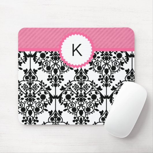 Chic Monogram Mousepad Muismat (Met muis)