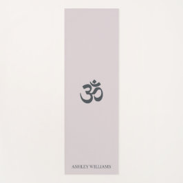 Chic Monogram om Symbol Pastel Paars Yoga Mat