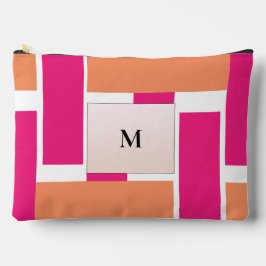 Chic Monogram Vrouwelijk Streeppatroon Etui