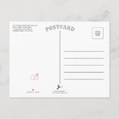 Chic Monogram Weddenrings sparen of ruilt de datum Aankondigingskaart (Achterkant)