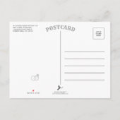 Chic Monogram Weddenrings sparen of ruilt de datum Aankondigingskaart (Achterkant)