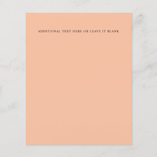 Chic Monogram Yellow Green floral Wedding (Achterkant)