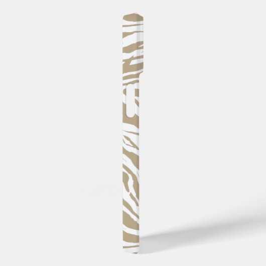 Chic Monogram Zebra Case-Mate iPhone Case (Achterkant / Rechts)
