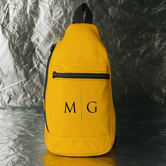 Chic Monogrammed Crossbody Shoulder Bag Sling Bag