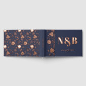 Chic Monogrammed Wedding Gastenboek (Volledig)