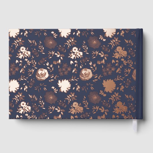 Chic Monogrammed Wedding Gastenboek (Achterkant)