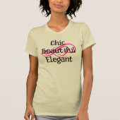 Chic, mooi, elegant T-shirt (Voorkant)