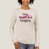 Chic, Mooie, Elegante T-Shirt (Voorkant)
