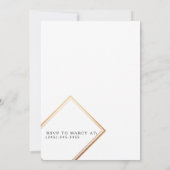 Chic Mountain Waterverf | Pastel Baby shower Kaart (Achterkant)