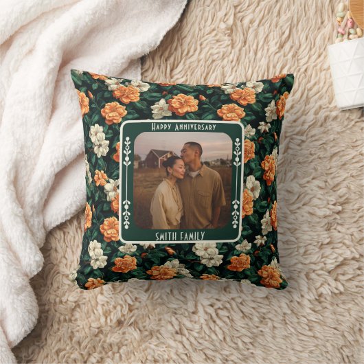 Chic Mr And Mrs Golden Anniversary Throw Pillow Kussen (Deken)