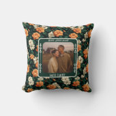 Chic Mr And Mrs Golden Anniversary Throw Pillow Kussen (Voorkant)
