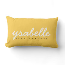 Chic Mustard Yellow Simple Bold Script Name
