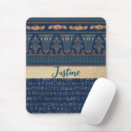 Chic Mysterious Egyptian Lotus Scarab Hieroglyphs Muismat
