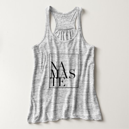 Chic Namaste Square Yoga Tanktop (Design voorkant)