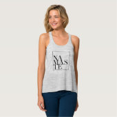 Chic Namaste Square Yoga Tanktop (Volledige Voorkant)