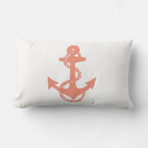 chic nautical ANCHOR tweezijdig Buitenkussen