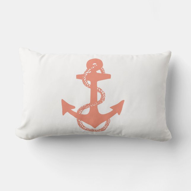 chic nautical ANCHOR tweezijdig | Buitenkussen (Voorkant)