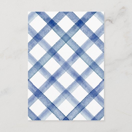 Chic Nautical Navy Blue Bow Wedding Informatiekaartje (Achterkant)