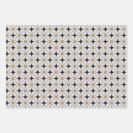 Chic Nautical White en Navy Blue Inpakpapier Vel