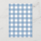 Chic Nautische Coquette Bow Wedding Informatiekaartje (Achterkant)