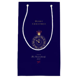  Chic Navy Blue Christmas Holiday Klein Cadeauzakje