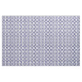 Chic Navy Blue White Classic Quatrefoil Pattern Stof (Yard (91,4 cm))