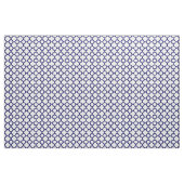 Chic Navy Blue White Classic Quatrefoil Pattern Stof (Fat Quarter)