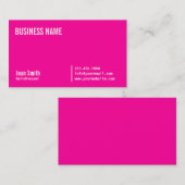 Chic Neon Pink Hairdresser Visitekaartje (Voorkant / Achterkant)