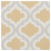 Chic-neutraal ikat Marokkaans patroon Stof (Close Up)