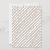 Chic Neutral Holiday Favoriete Dingen Partij Kaart (Achterkant)