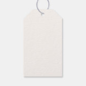 Chic Neutrals Bruiloft Initialen Charcoal ID1020 Cadeaulabel (Achterkant)
