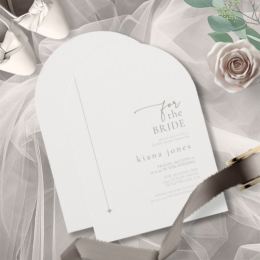 Chic Neutrals Vrijgezellenfeest Poederboog ID1020 Kaart