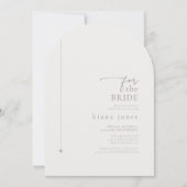 Chic Neutrals Vrijgezellenfeest Poederboog ID1020 Kaart (Voorkant)