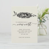 Chic New Nest Home Change of Address Photo Moving Aankondiging (Staand voorkant)