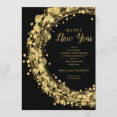 Chic New Year's Eve Party Kaart (Voorkant)