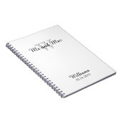 CHIC NOTEBOOK_"Mr & Mrs" WHITE Notitieboek (Rechterzijde)
