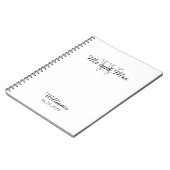 CHIC NOTEBOOK_"Mr & Mrs" WHITE Notitieboek (Linkerzijde)