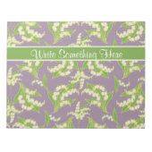 Chic Notitieblok of Jotter: Lily of the Valley, Ma (Voorkant)