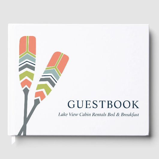 Chic Oars Lake Ocean Beach Cabin Vacation Rental Gastenboek (Voorkant)