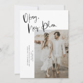 Chic Oke New Plan Wedding Save The Date (Voorkant)