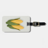 Chic Oma's Garden Modern Crochet Corn Naam Bagagelabel (Voorkant horizontaal)