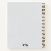 Chic Oma's Garden Modern Crochet Corn Naam Notitieboek (Achterkant)