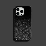 Chic Ombre Black Glitter Case-Mate iPhone Case<br><div class="desc">Chic Ombre Black Glitter iPhone Case</div>