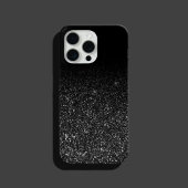 Chic Ombre Black Glitter Case-Mate iPhone Case