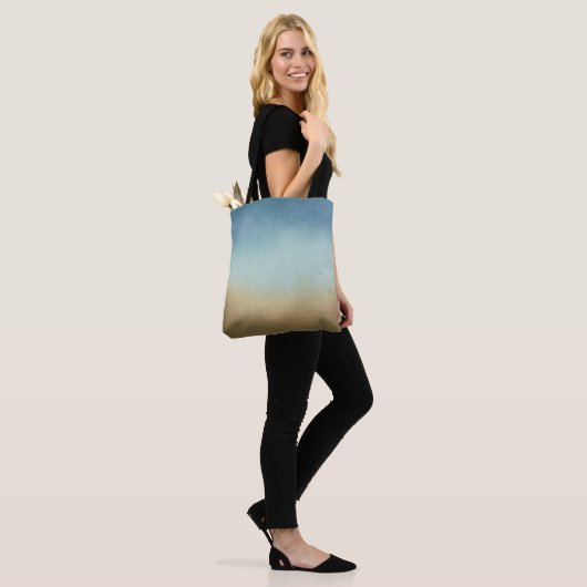 Chic Ombre Blue Tan Tas (Op model)
